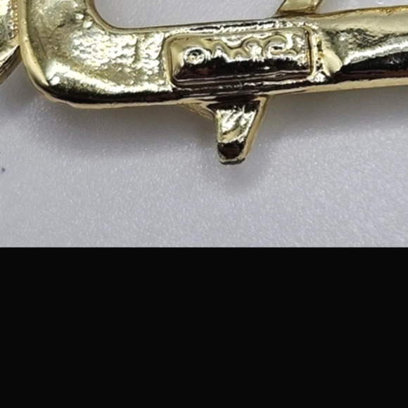 🆓️FREE ADD ON TO BUNDLE AJC Signed Gold Plated  Rollercoaster Brooch Pin - Picture 3 of 4